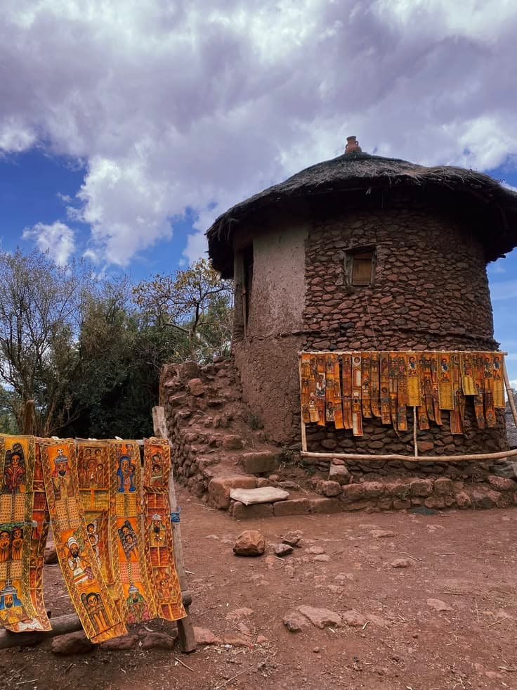 Lalibela church path