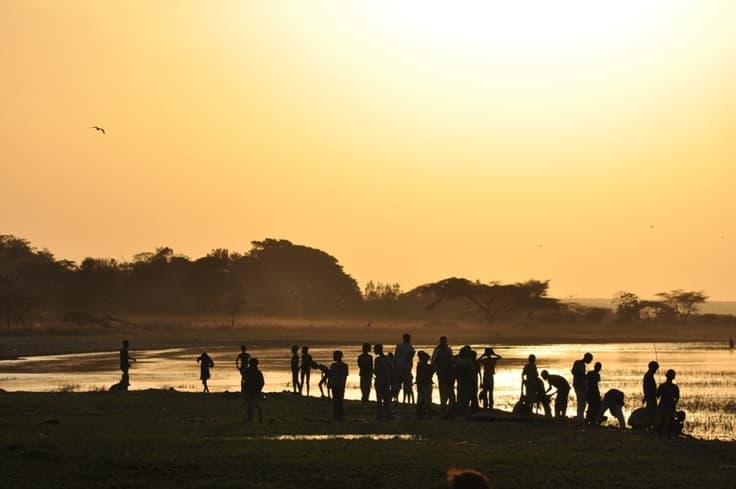 Langano sunset